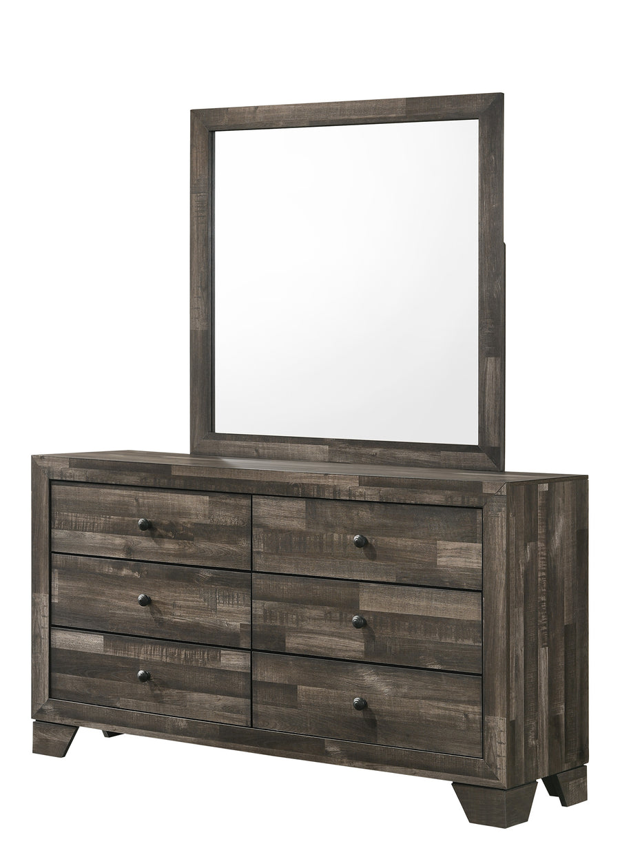 Atticus Brown Platform Bedroom Set B6980
