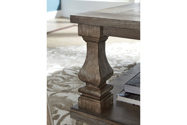 Johnelle Gray Coffee Table and 2 End Tables T776