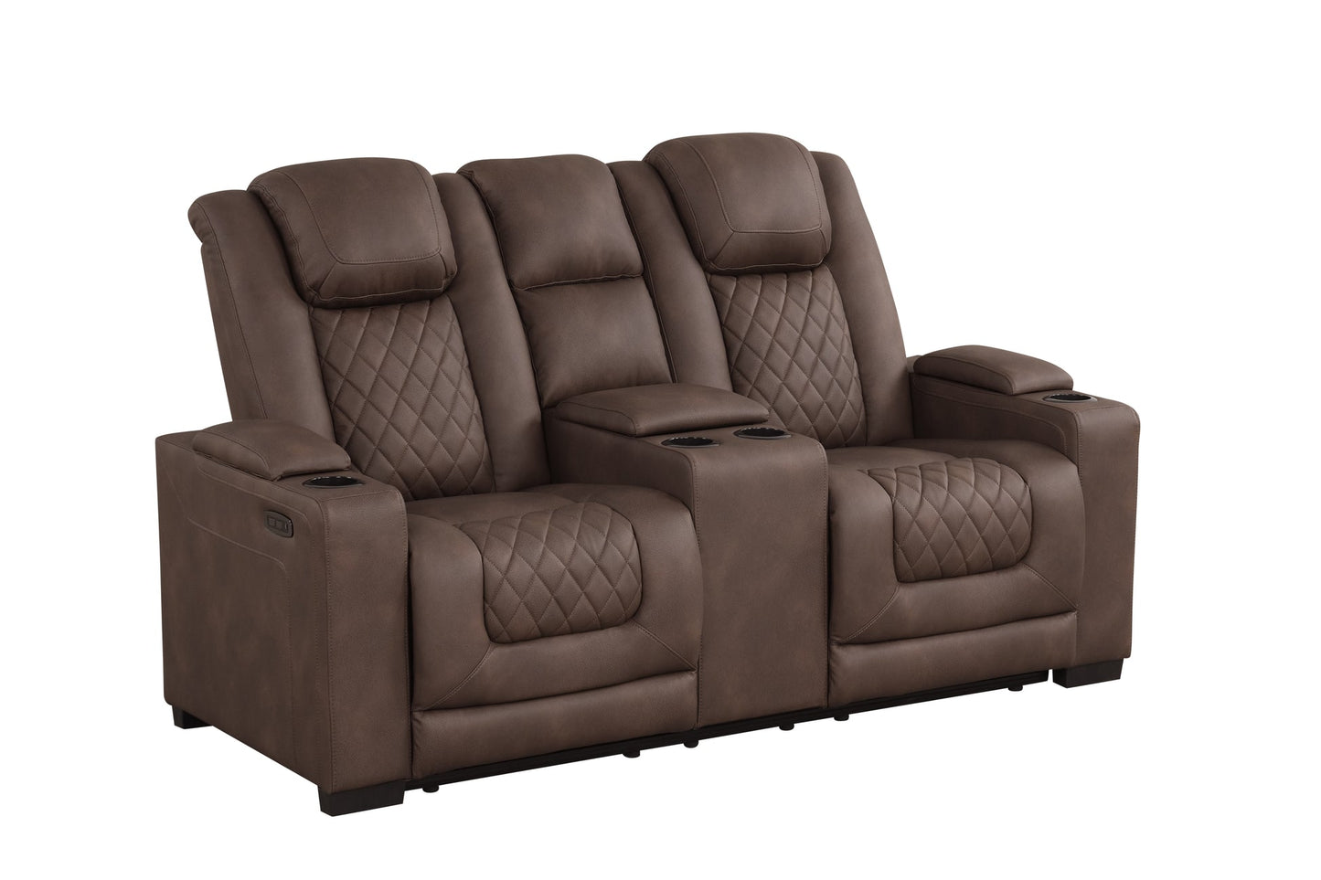 Rima Brown POWER 3pc Reclining Set  S4306