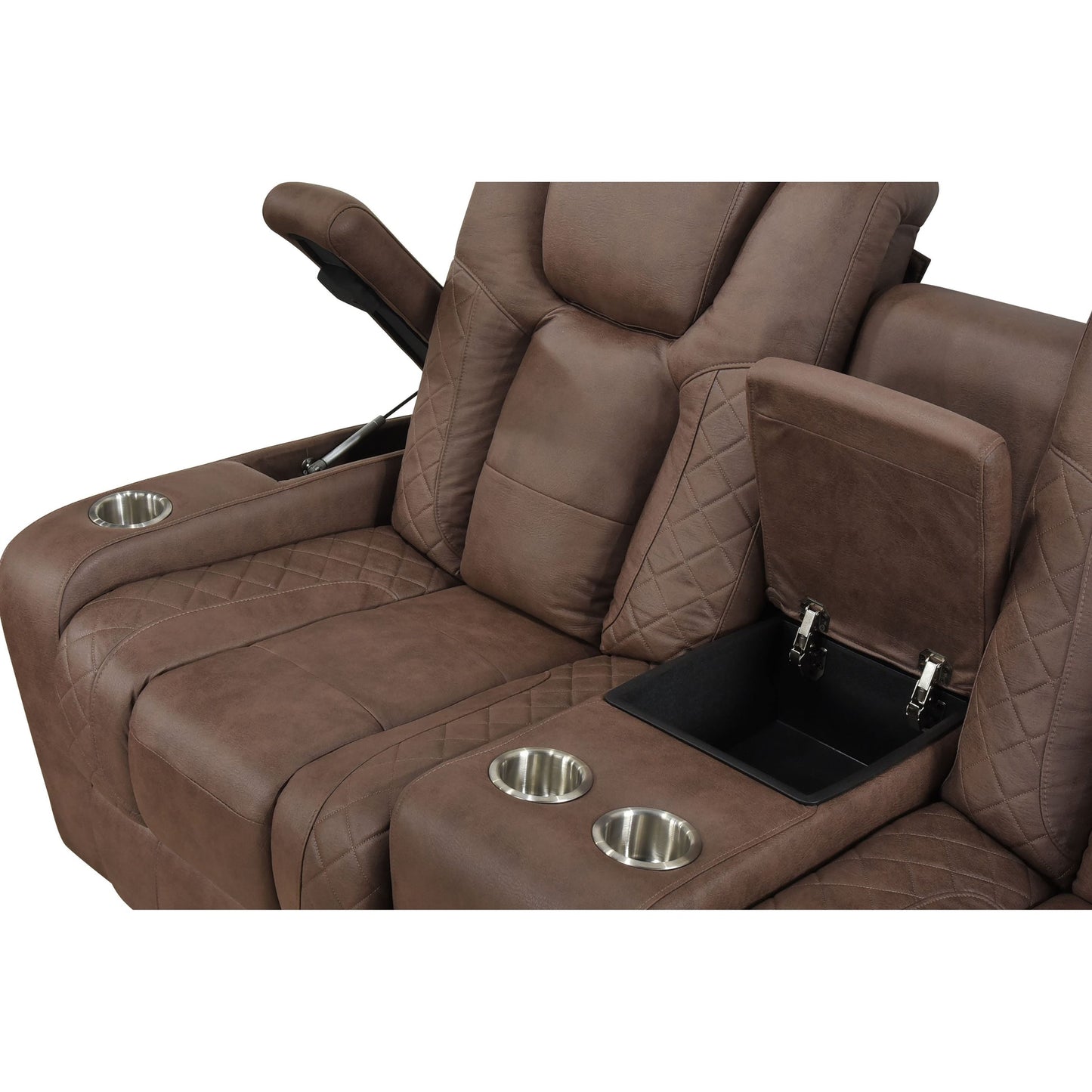 Ashley Brown POWER/LED 3pc Reclining Set S9304