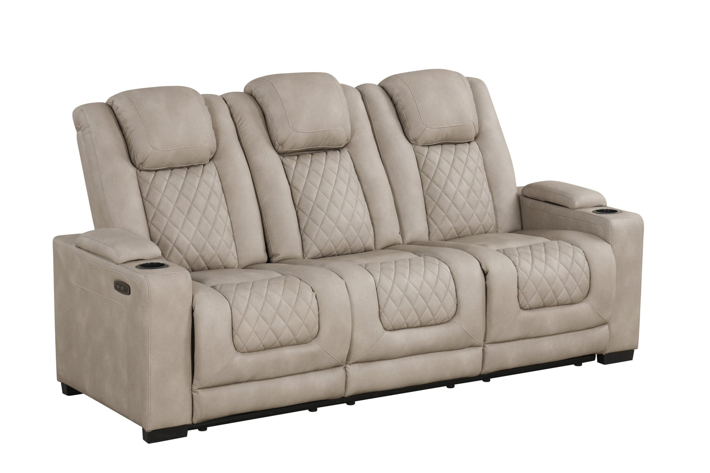 Rima L.Grey POWER 3pc Reclining Set S4306