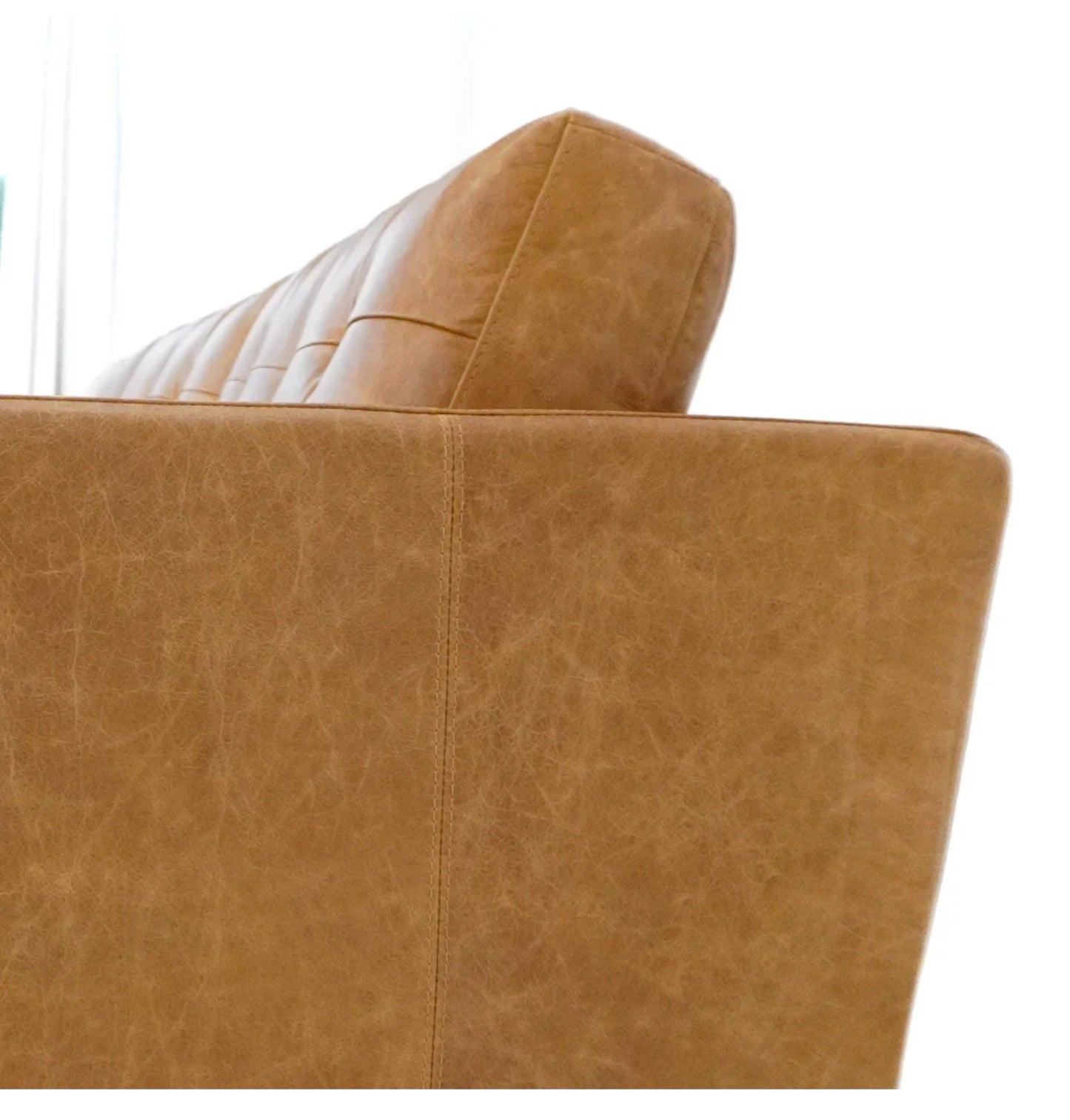 Christopher Tan Genuine Leather POWER  LAF Sofa