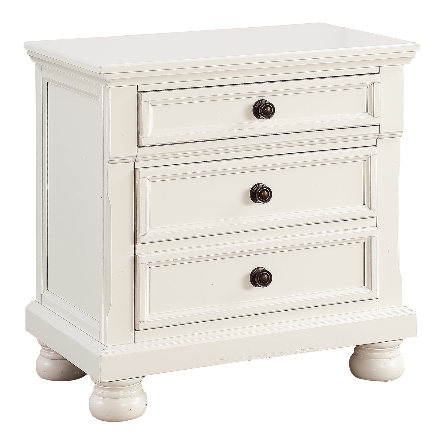 Laurelin White Storage Platform  Bedroom Set 1714