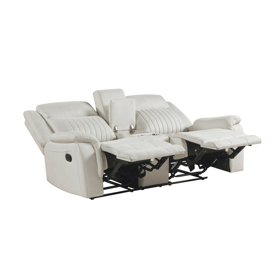 Dean Beige Double Reclining Living Room Set 9646