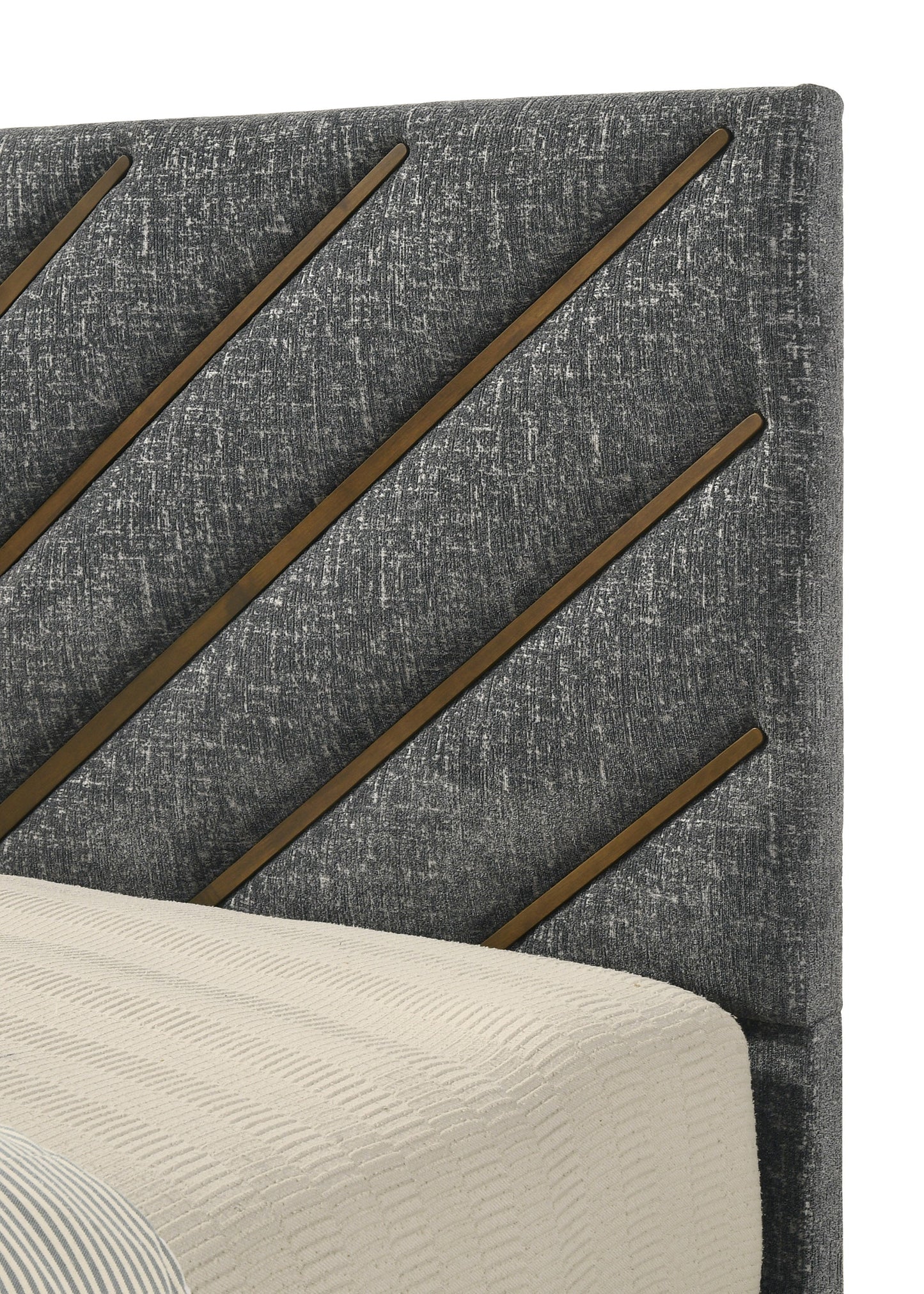 Zane Brown/Gray Upholstered Bedroom Set B9275