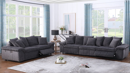 Sofino Fabric POWER/OVERSIZED Reclining Sofa and Loveseat MI-1368