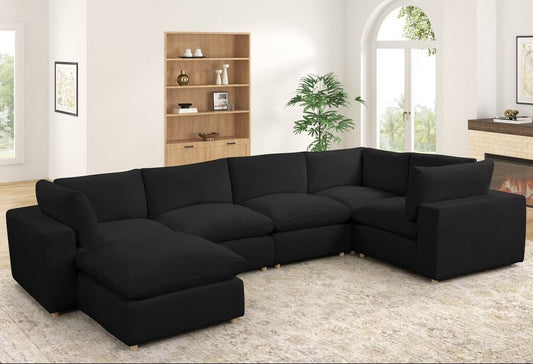 XL Cloud Black 2 Sectional
