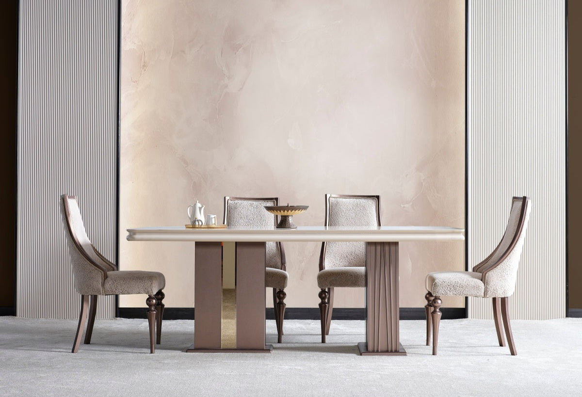 Nirvana Diningroom Set (78"Dining Table & 6 Dining Chair)