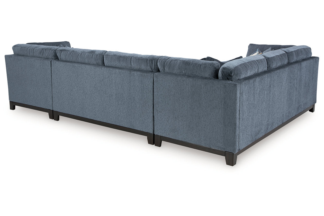 Maxon Navy 3pc Sectional with Chaise 33003