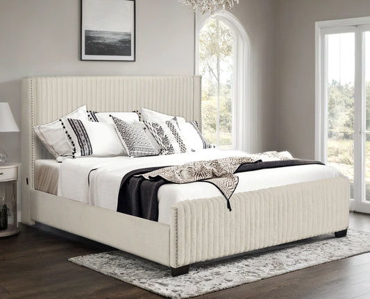 HH600 Beige Queen Bed