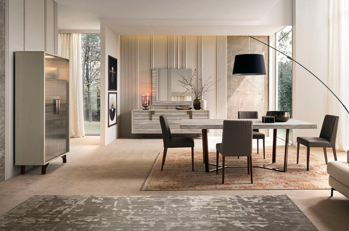 Jupiter Italian Luxury 7pc Dining Room Set