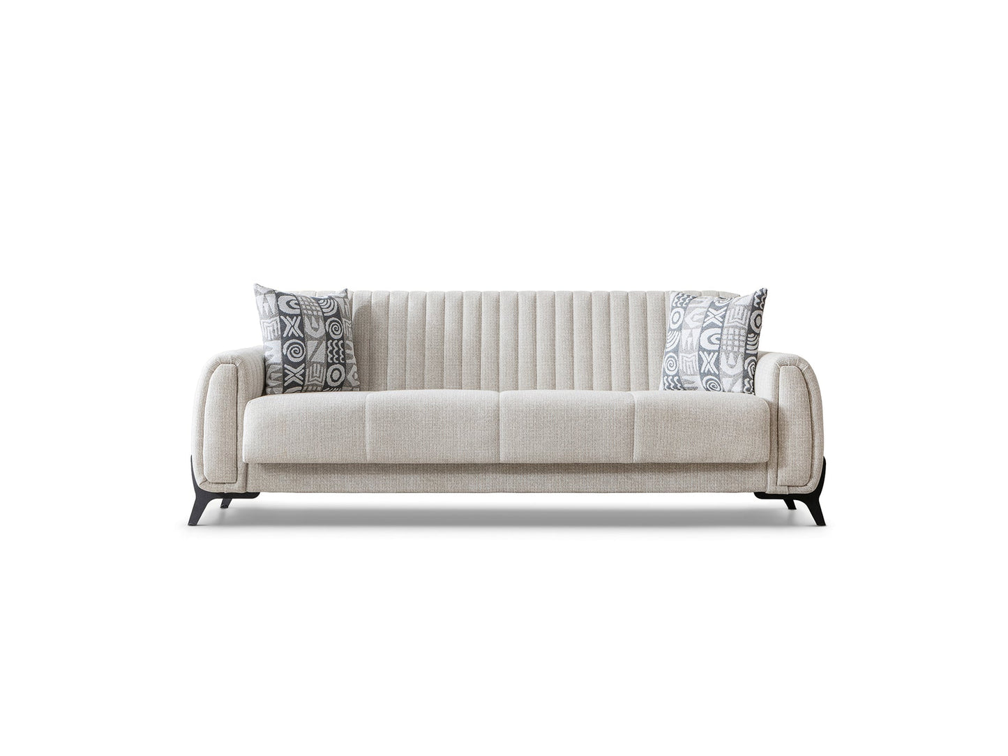 Palermo 3-pieces (Sofa & Loveseat & Chair) Livingroom Set Cream