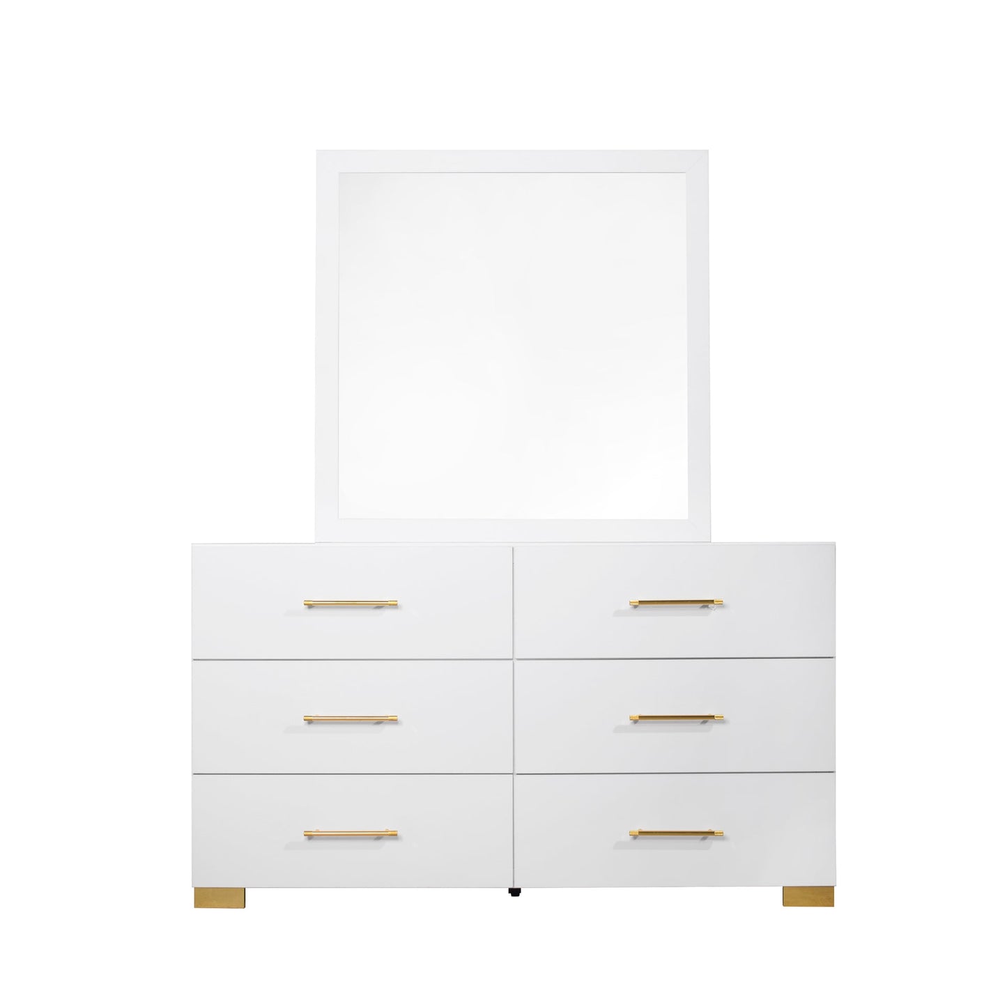 Darya White Platform Bedroom Set B3030