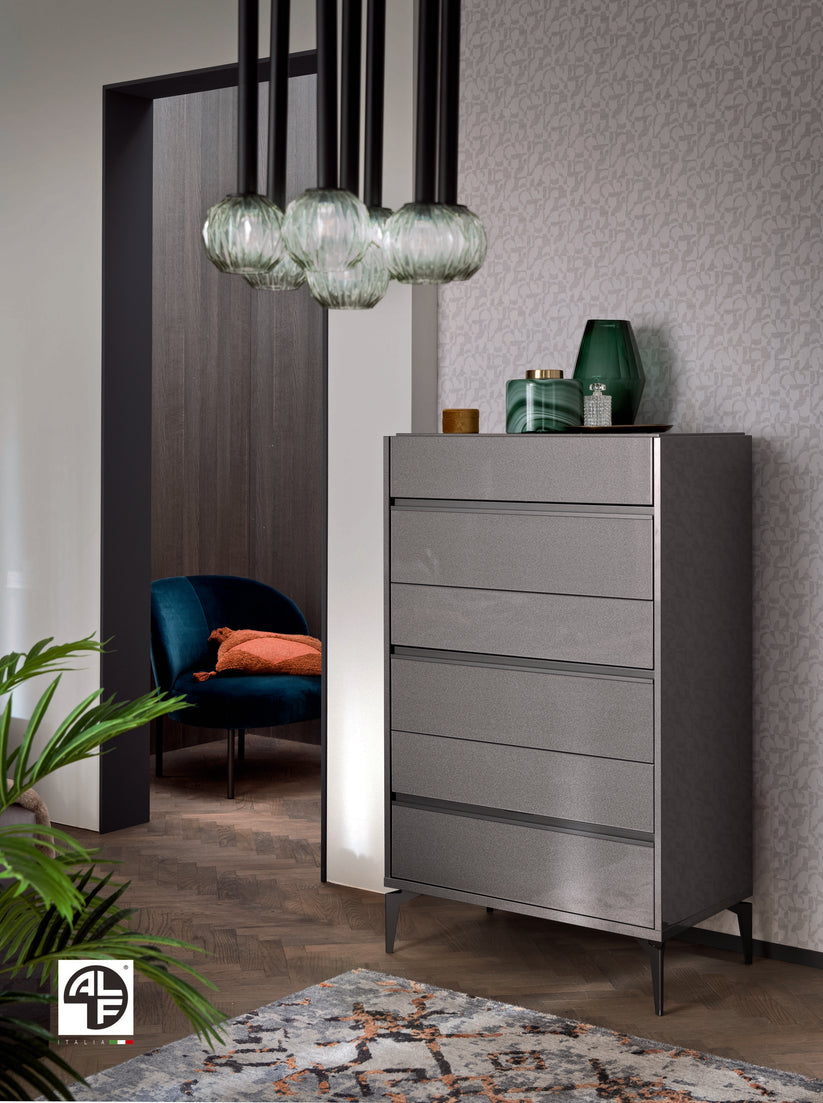 Graphite Italian Luxury Bedroom Set