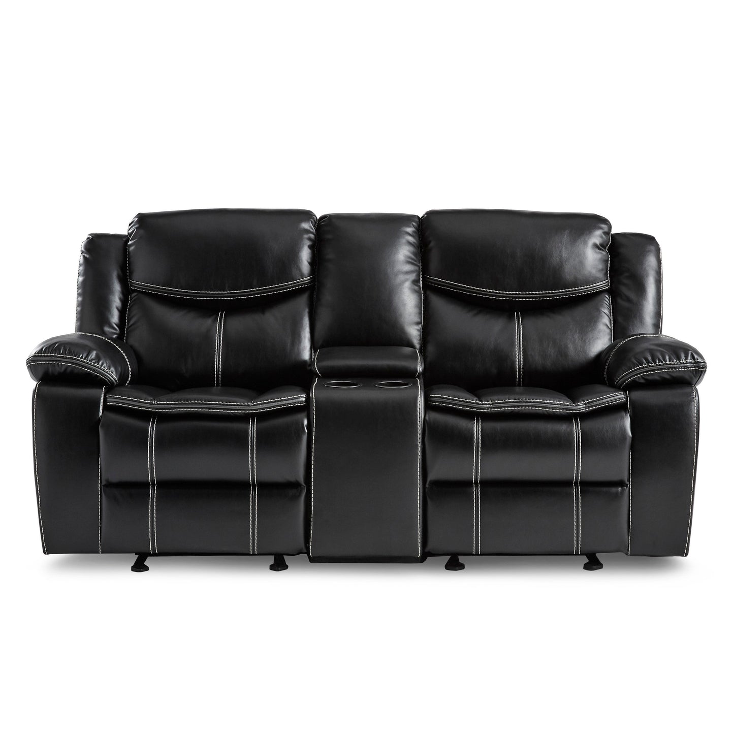 Bastrop Black Reclining Living Room Set 8230