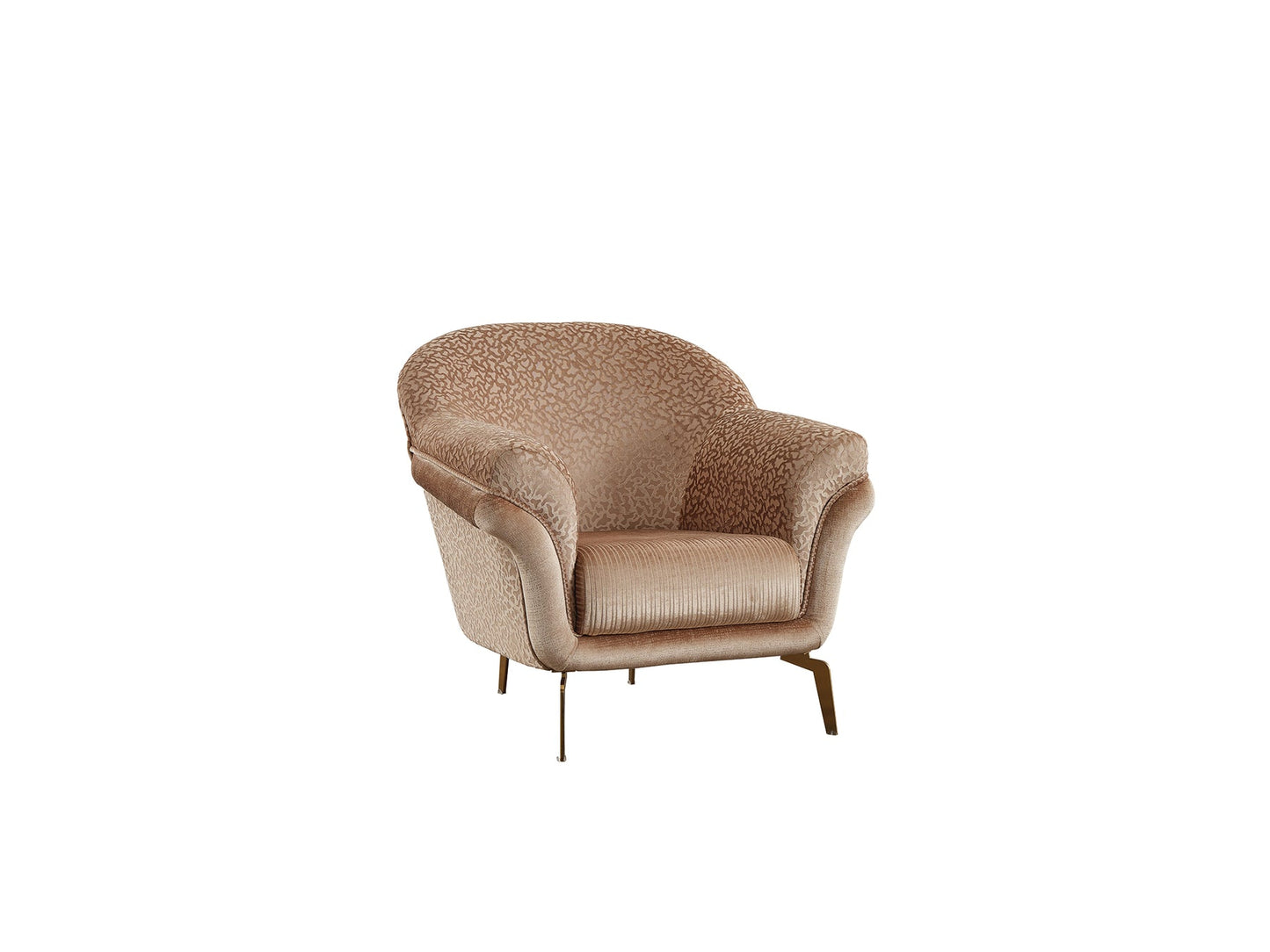 Versace 3-pieces (Sofa & Loveseat & Chair) Livingroom Set Beige