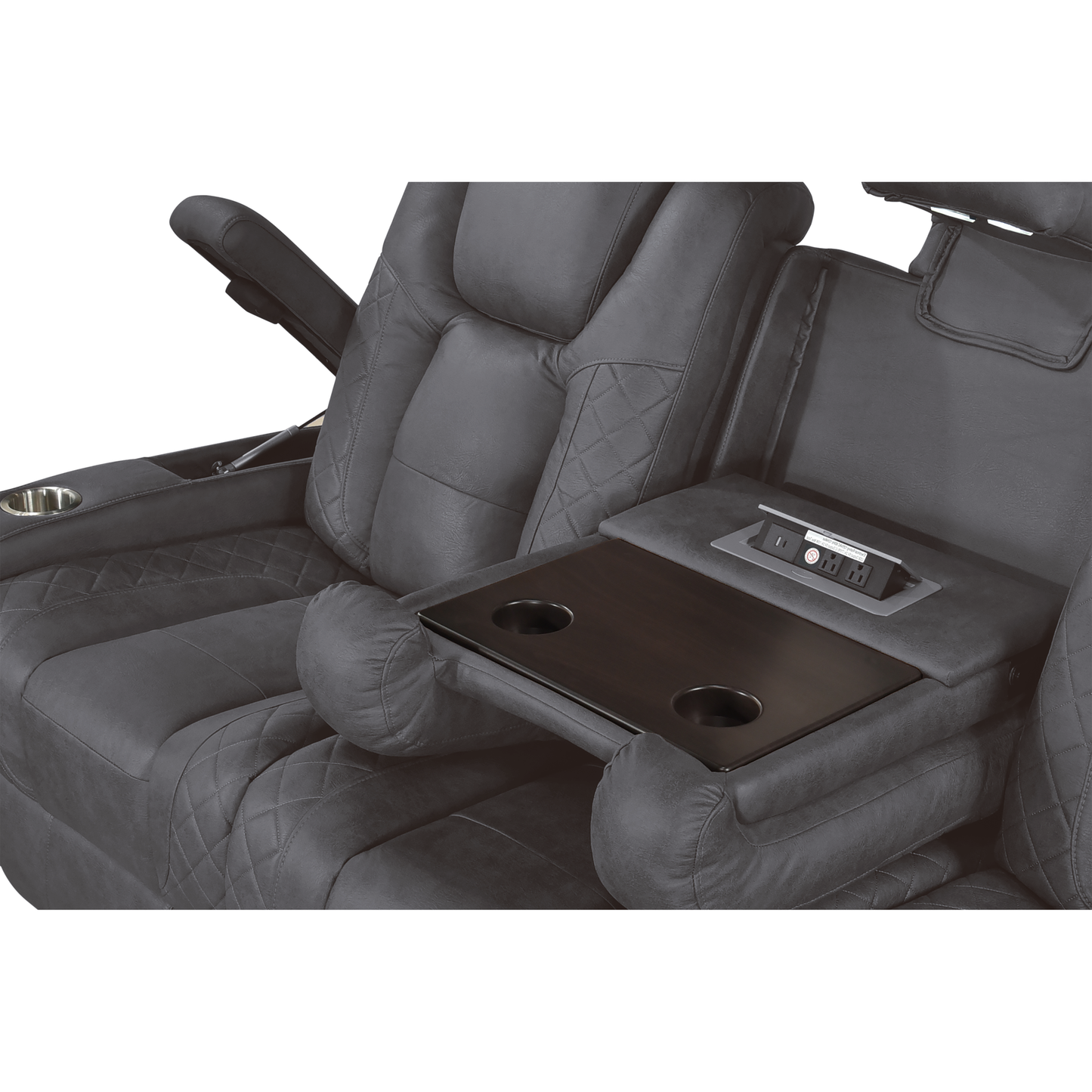 Ashley Grey POWER/LED 3pc Reclining Set S9304