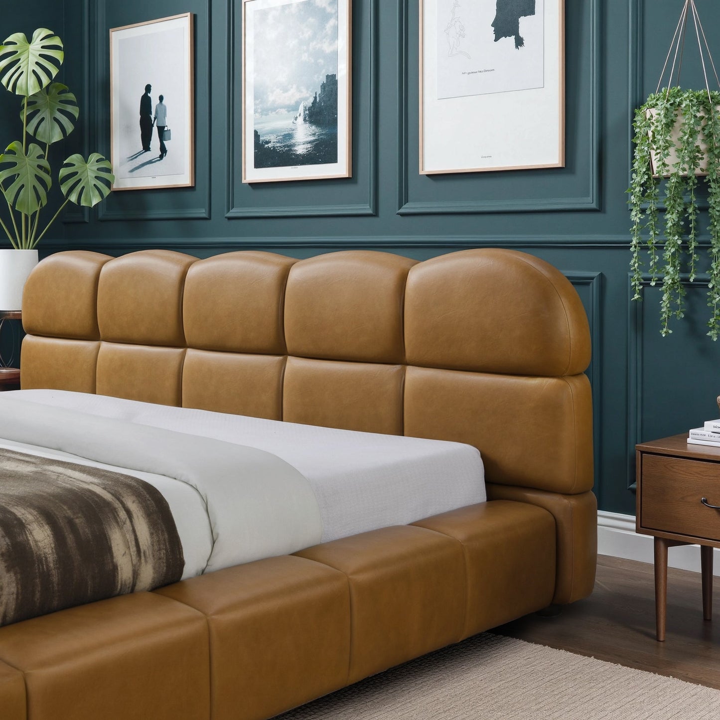 Roswell Luxurious King Size Platform Bed