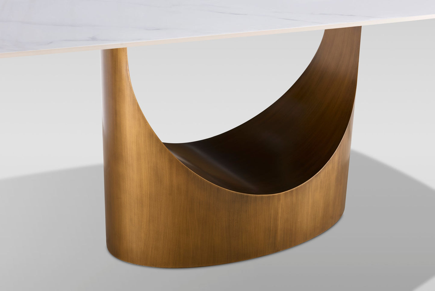 Roxy White/Bronze Dining Room Set D1576