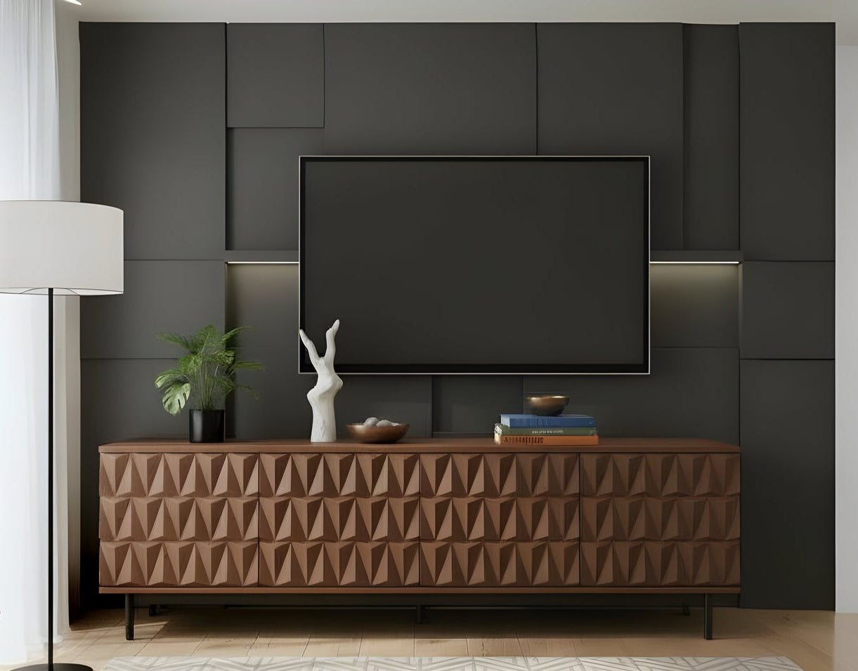 Annie Walnut  79" TV Stand