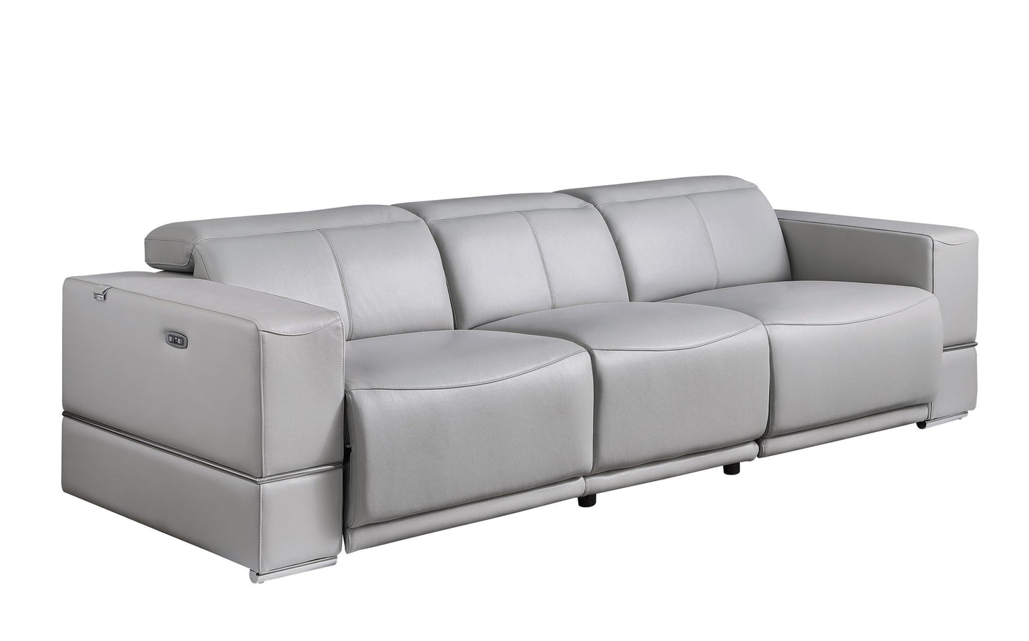 Franco Light Grey POWER Reclining Living Room Set MI-1122