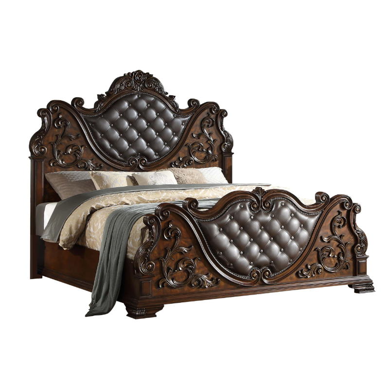 Santa Monica Collection Cherry Finish Bedroom Set