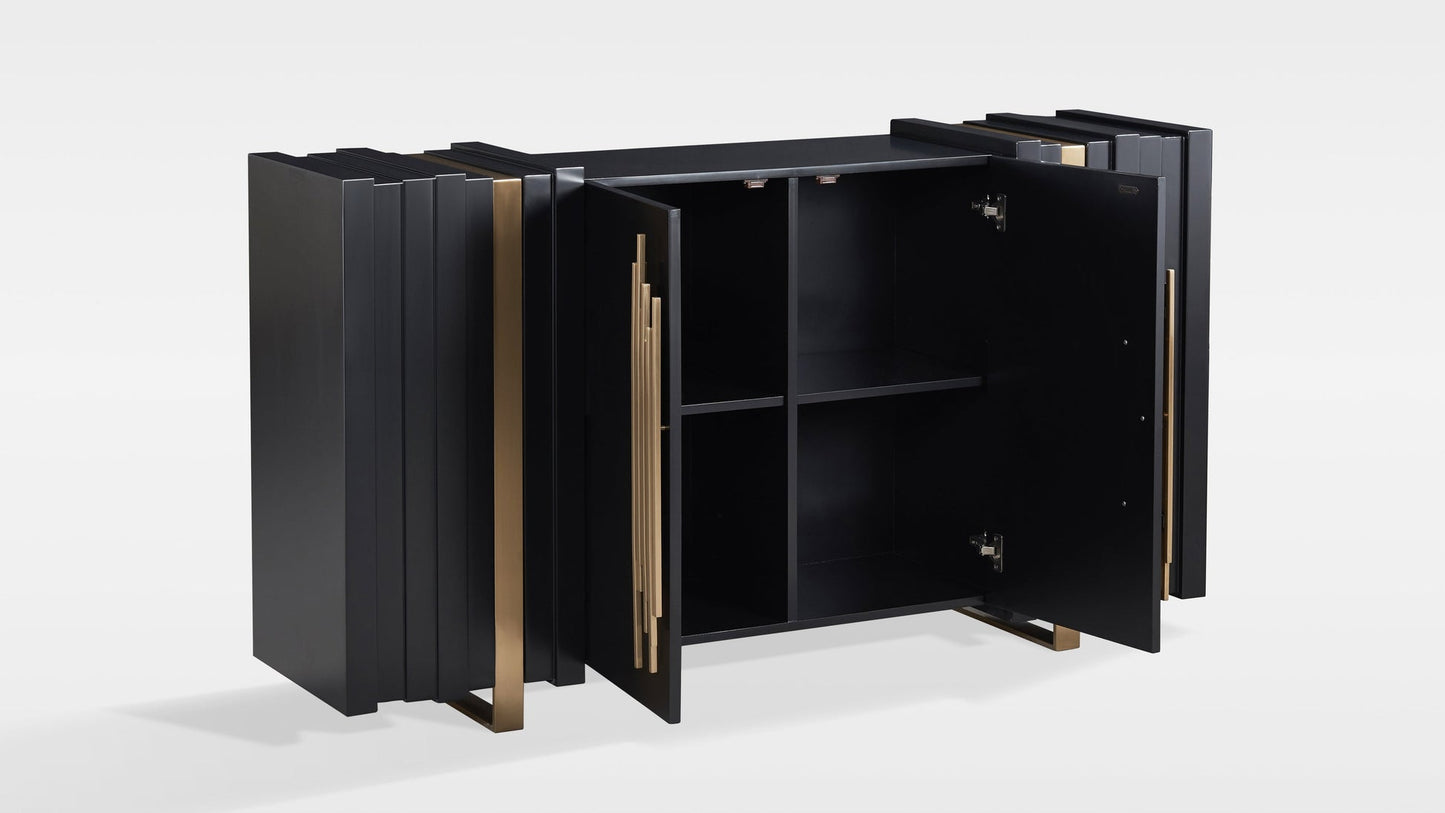 Aurora Gold/Black Sideboard