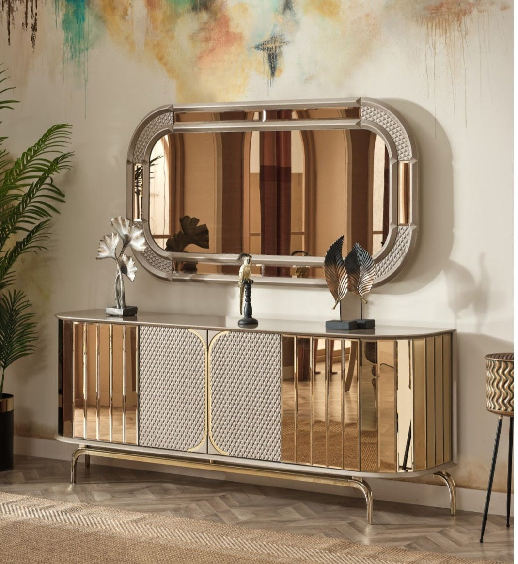 Madrid Consol With Mirror