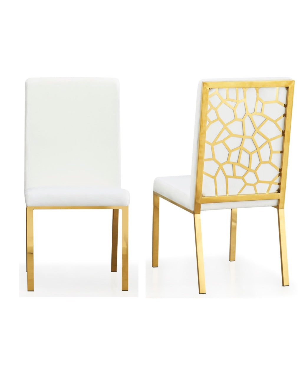 Adel White/Gold 5pc Dining Room  D900-T
