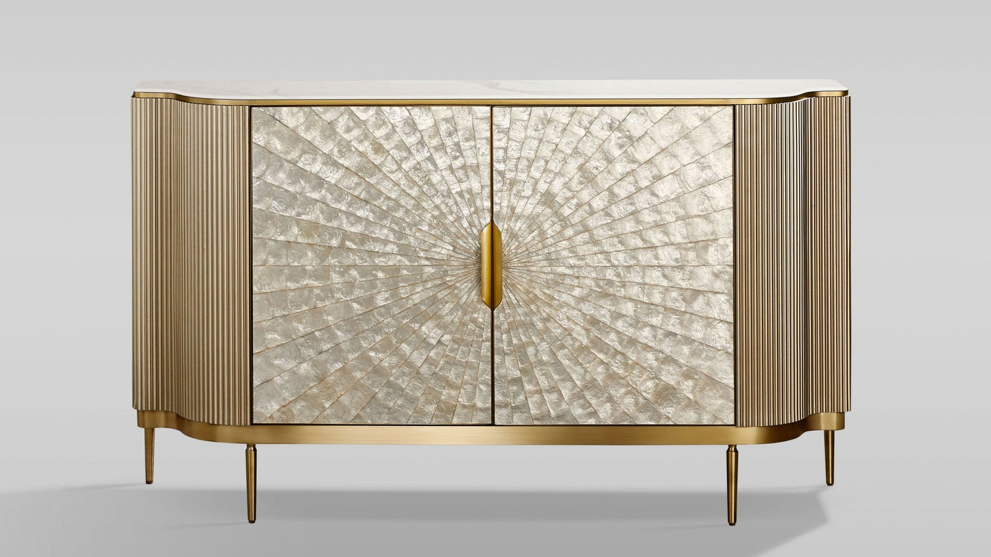 Solara Champagne Gold Sideboard