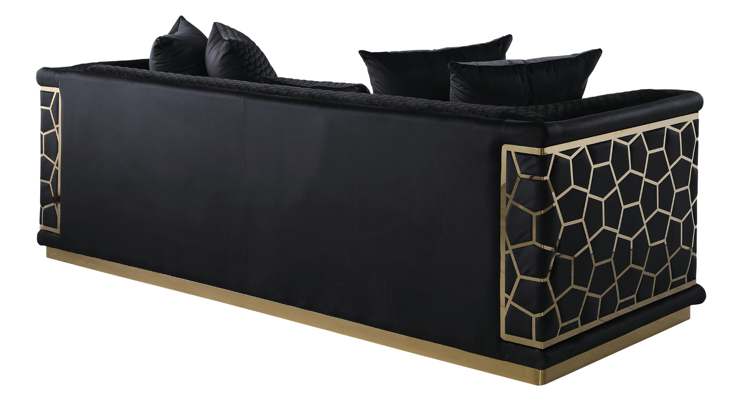 Stella Black  Living Room Set S1015