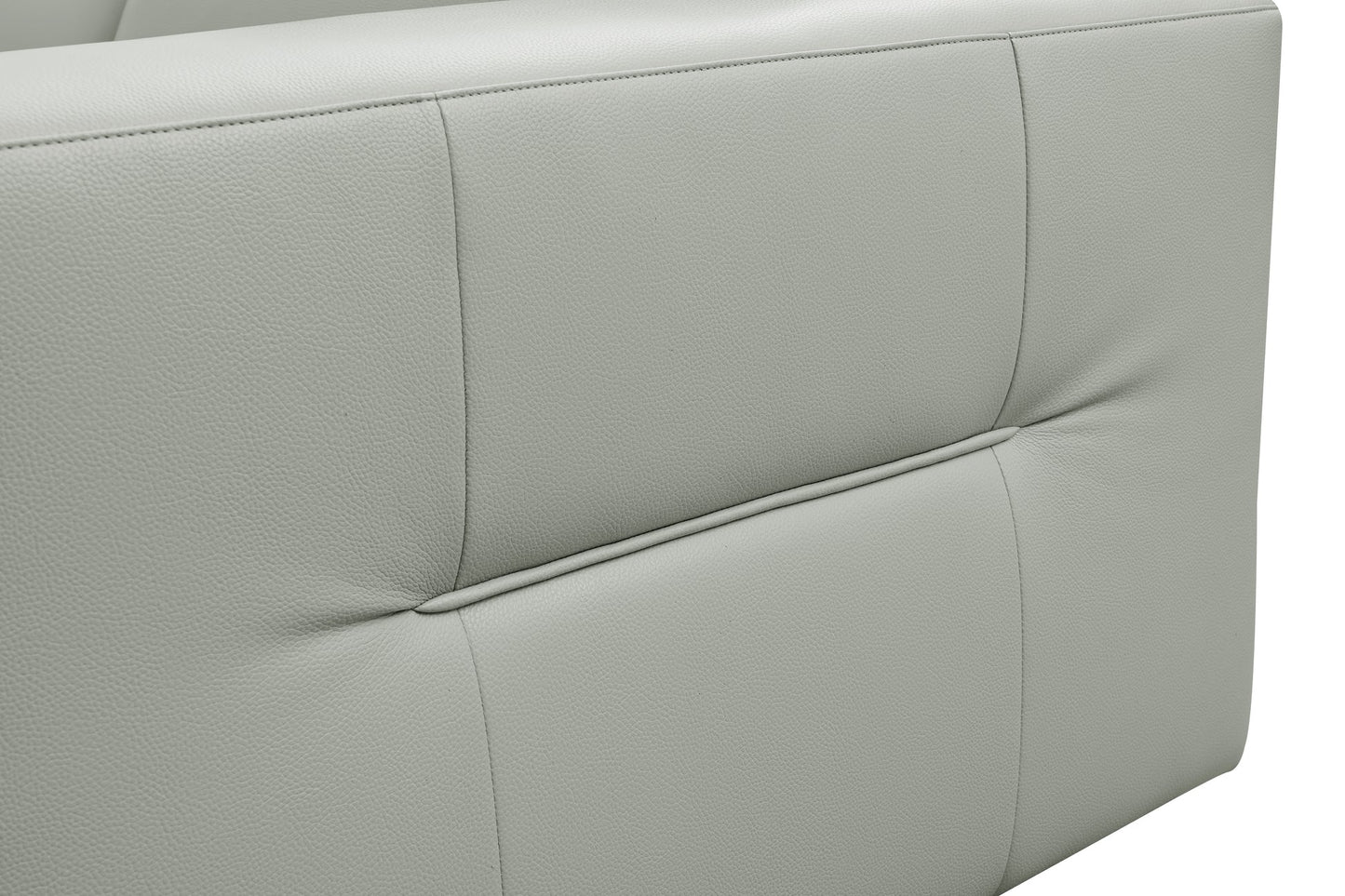 Noel Grey Italian Leather/Match POWER Reclining Sectional with Chaise MI-2525
