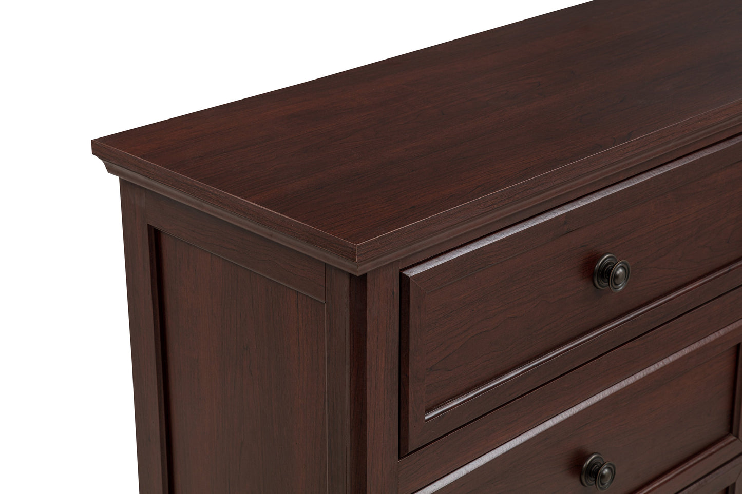 Claribelle Cherry Storage Sleigh Bedroom Set B1800