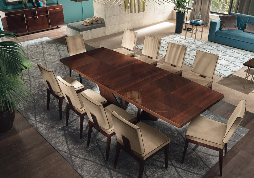 Bellagio Italian Luxury 7pc Dining Room Set