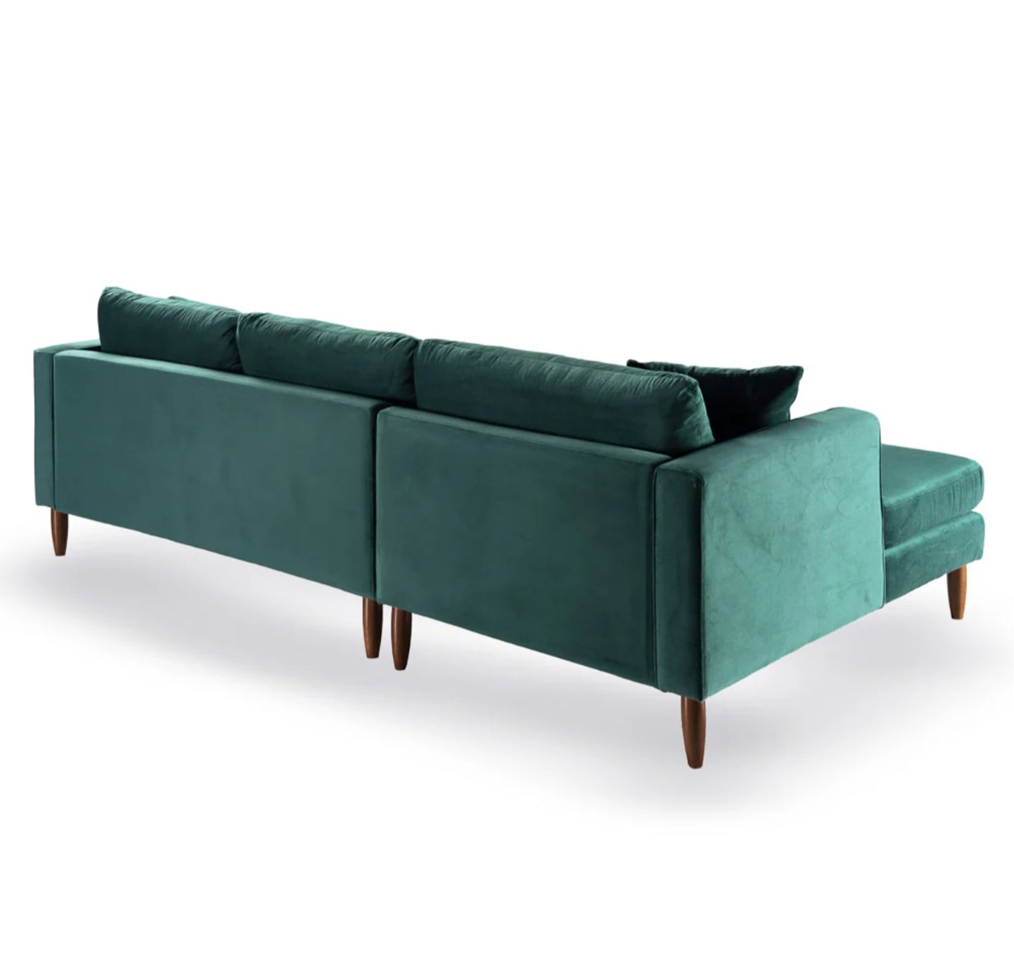 Blake 107" Green L-Shaped Sectional Sofa Left Facing