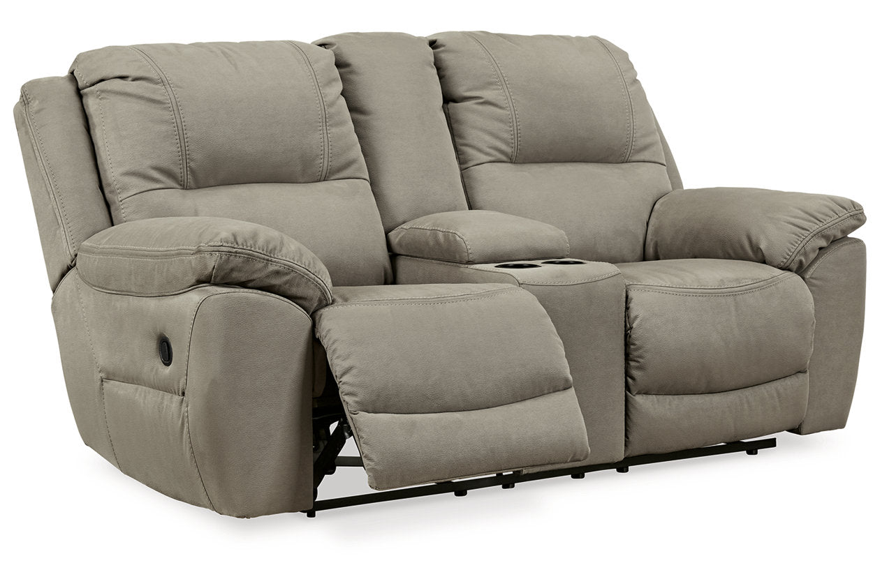 Next-Gen Gaucho Putty POWER Reclining Sofa and Loveseat 60806