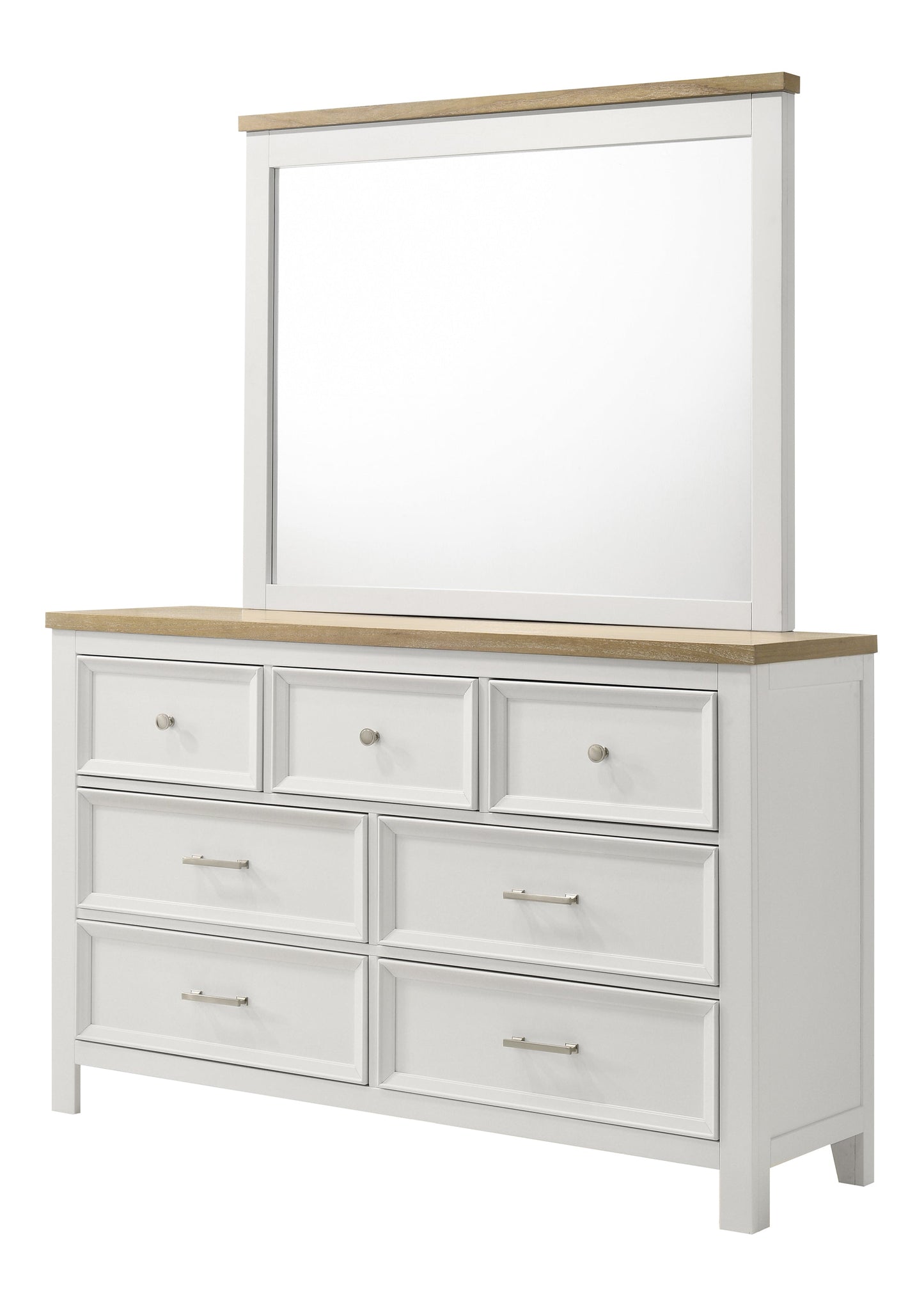 Aston White Storage Platform Bedroom Set B6550