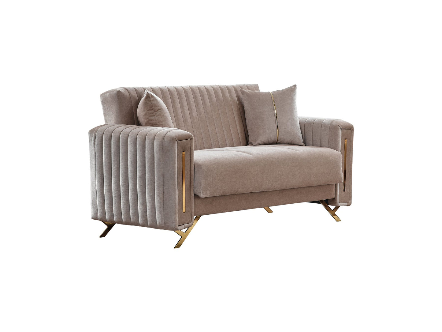 Senfoni 3-pieces (Sofa & Loveseat & Chair) Livingroom Set Beige