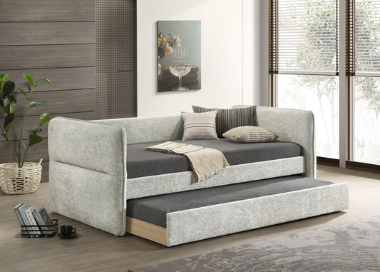 Philipa Light Gray Daybed with Trundle 5324