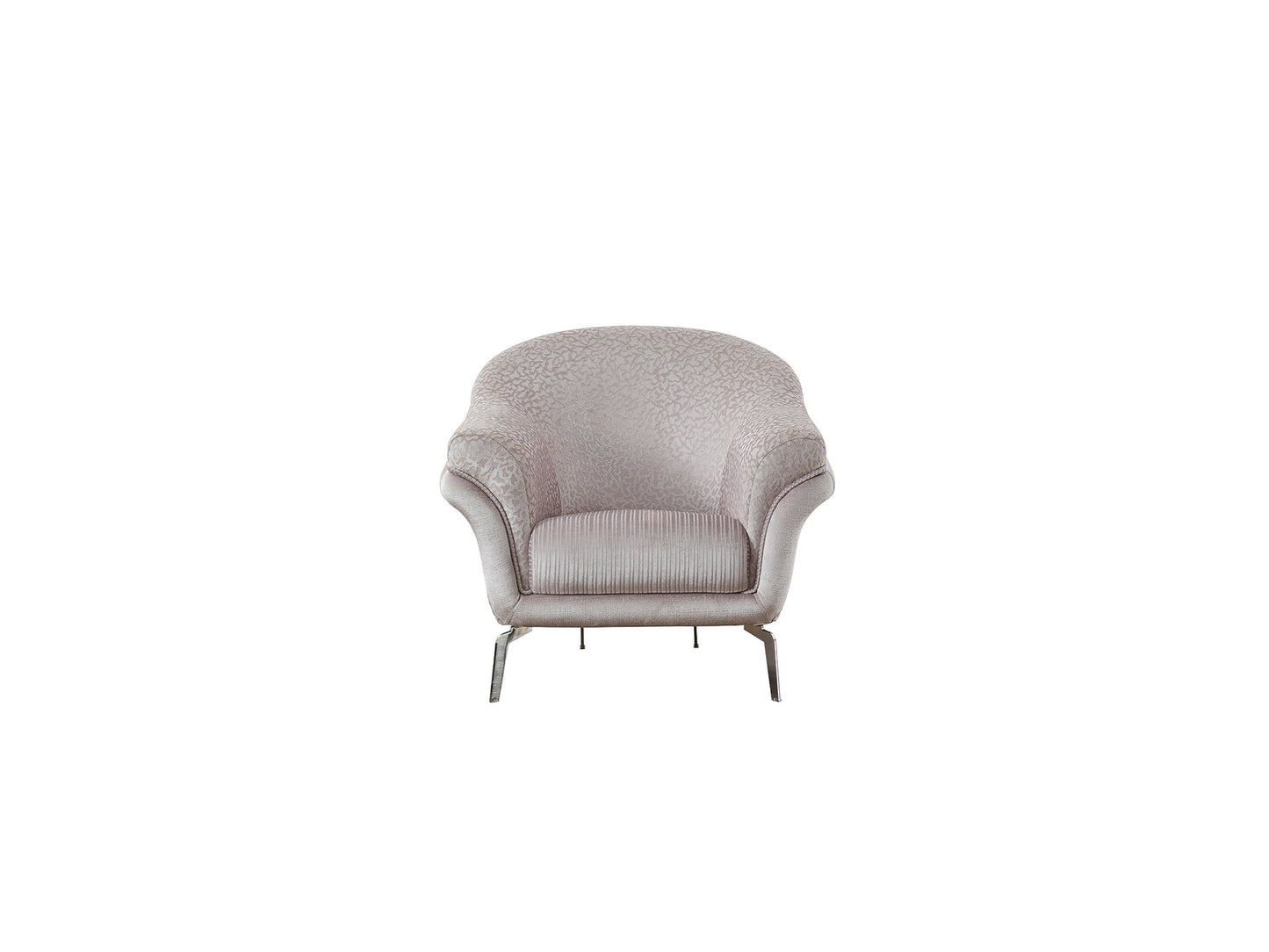 Versace 3-pieces (Sofa & Loveseat & Chair) Livingroom Set Light Grey