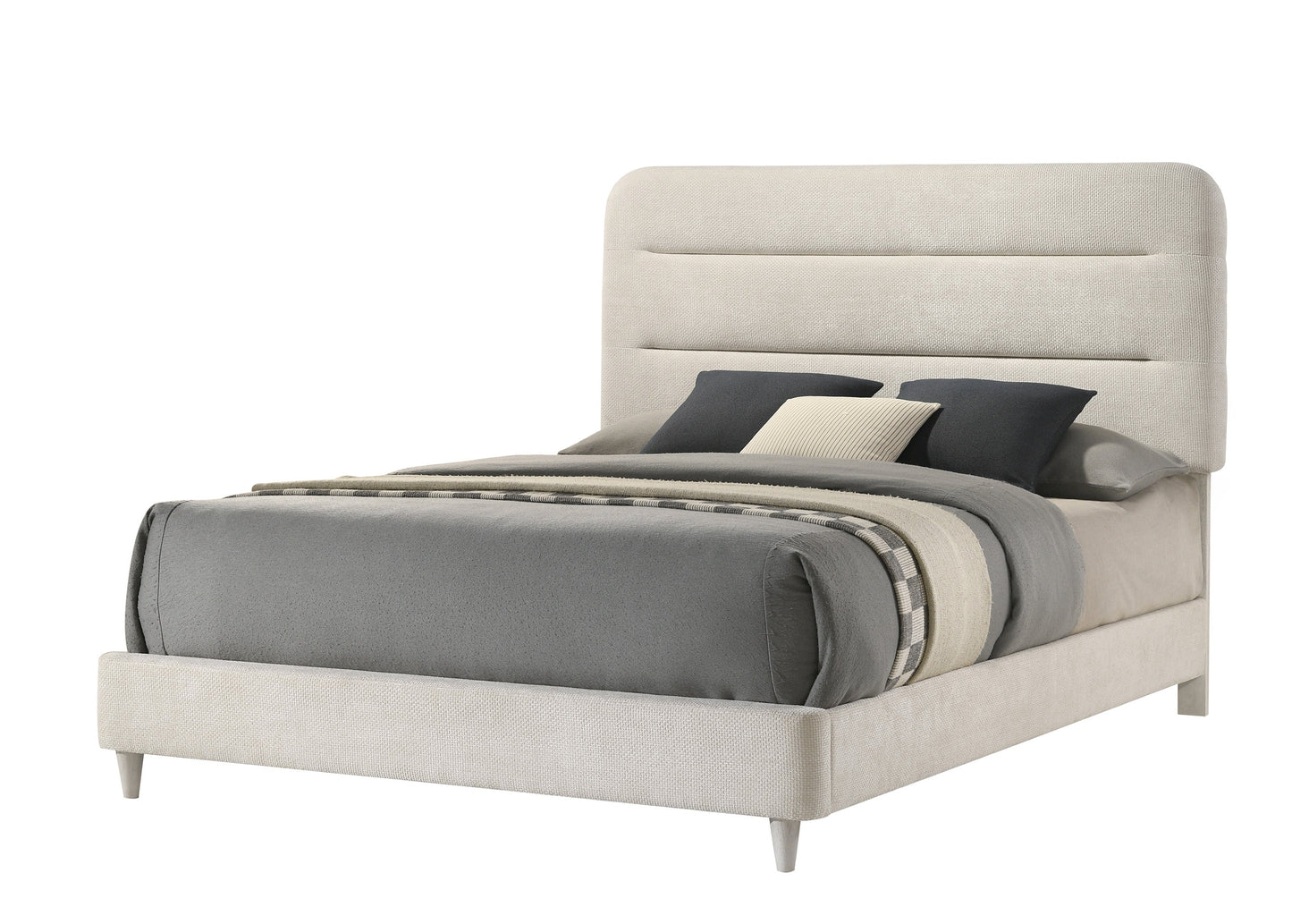 Nyomi White Upholstered Bedroom Set B4900