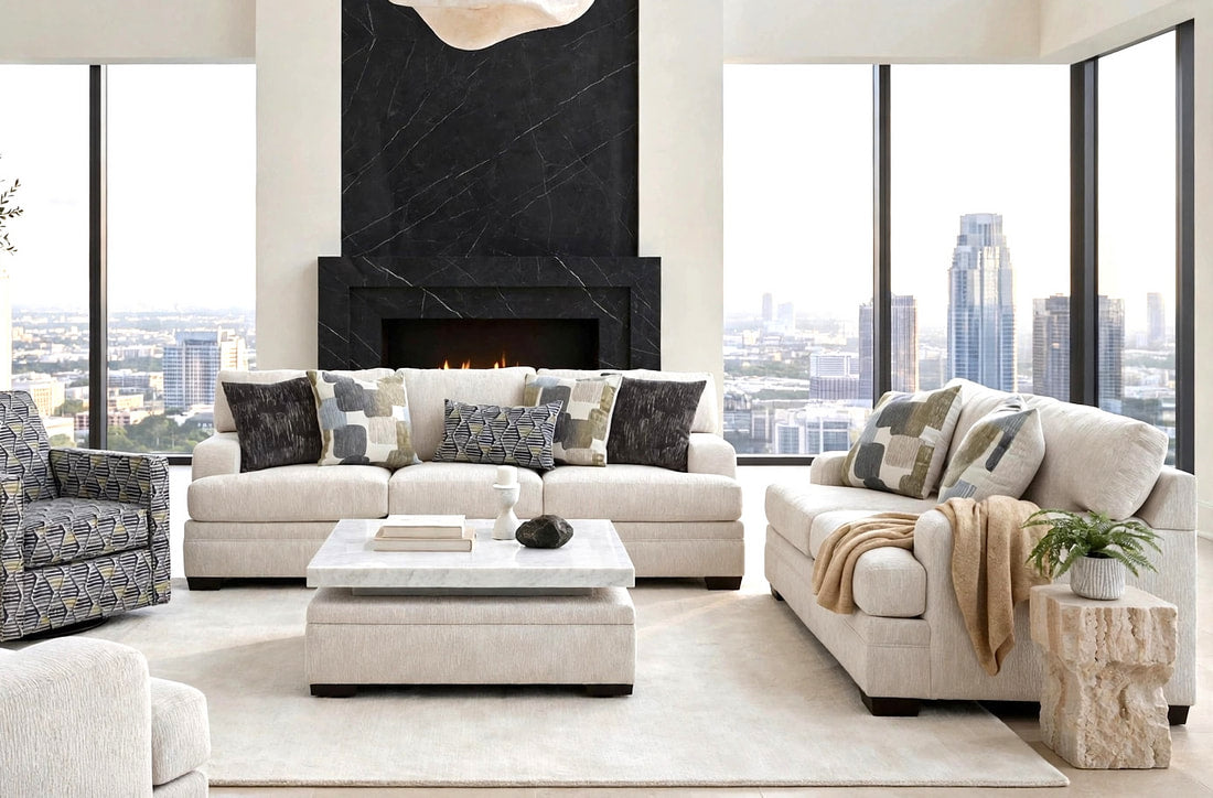 Behold Dove OVERSIZED Sofa & Loveseat  2155
