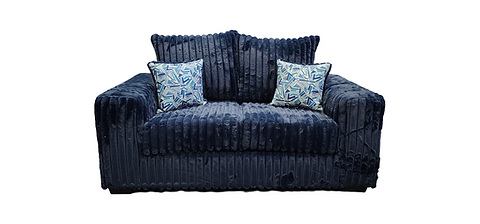 Texan Blue Corduroy OVERSIZED Living Room Set S320