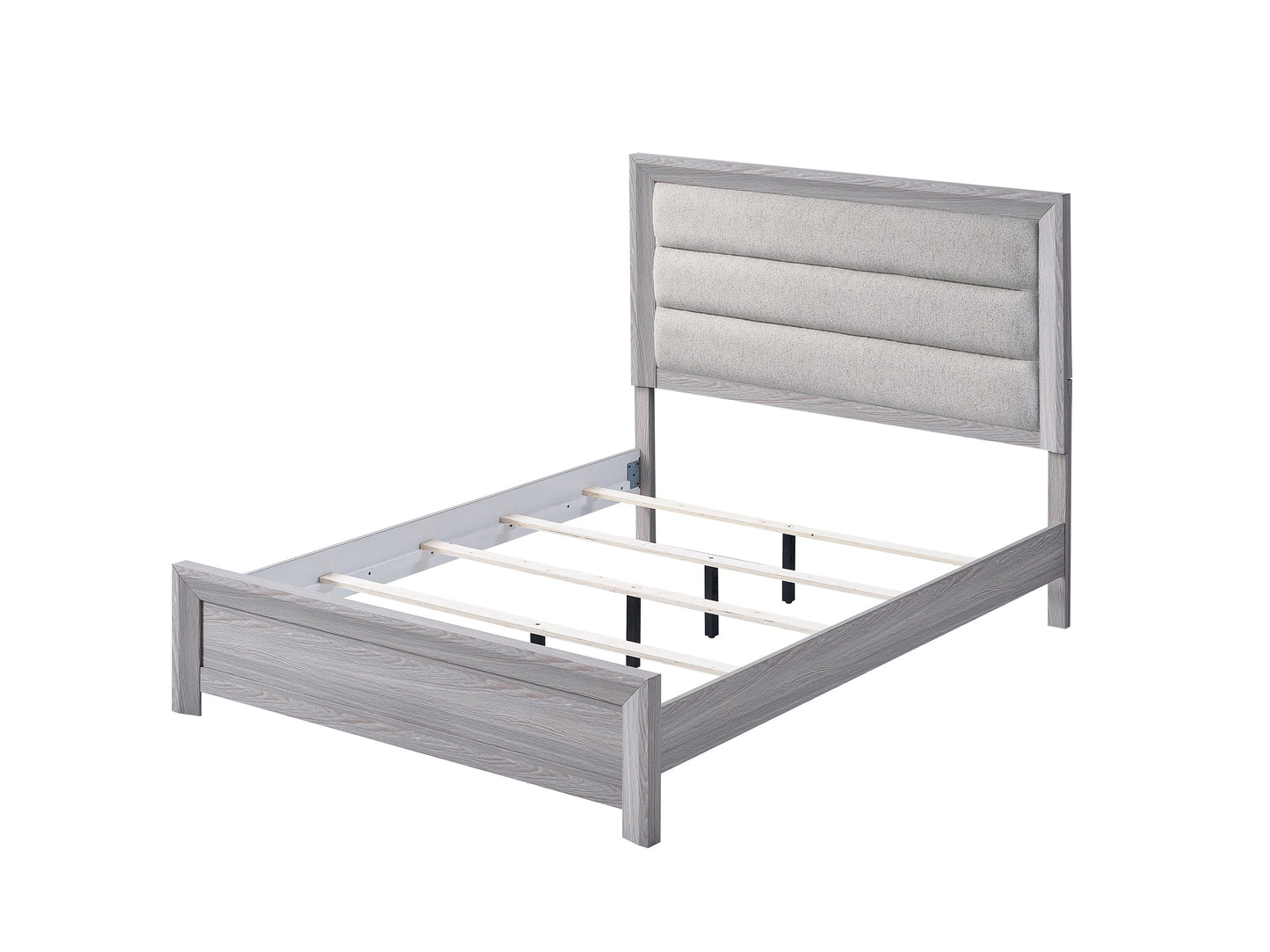 Adelaide Driftwood Upholstered Panel Bedroom Set B6712