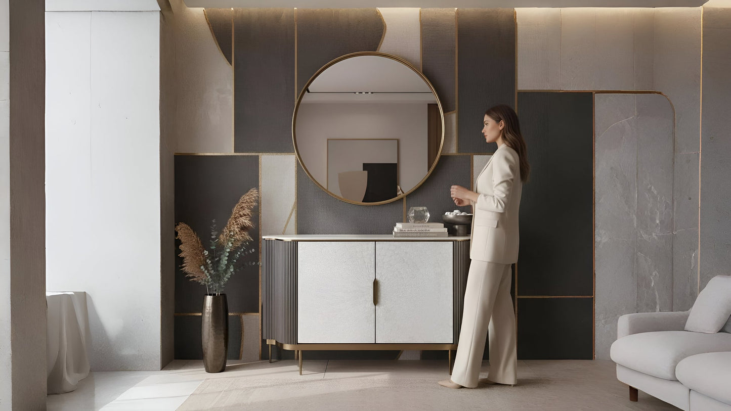 Solara Silver Sideboard