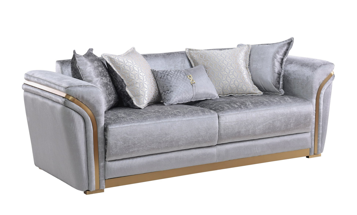 Torino Collection Grey Living Room Set S1005