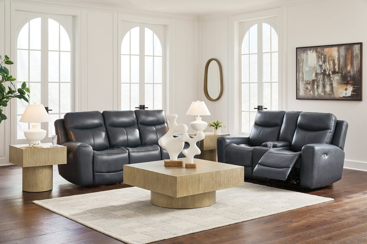 Next Move Admiral POWER Reclining Sofa and Loveseat  | PCU12100