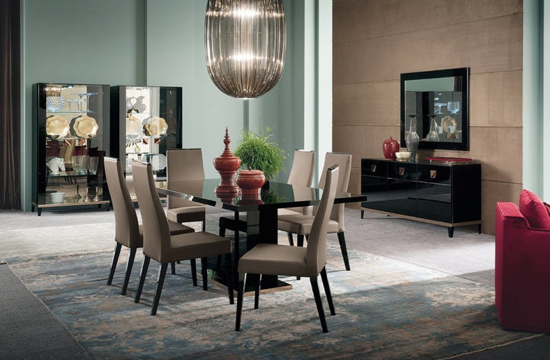 Mont Noir Italian Luxury 7pc Dining Room Set