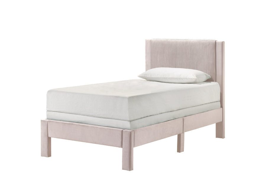 Lucia Pink Twin Platform Bed 5097