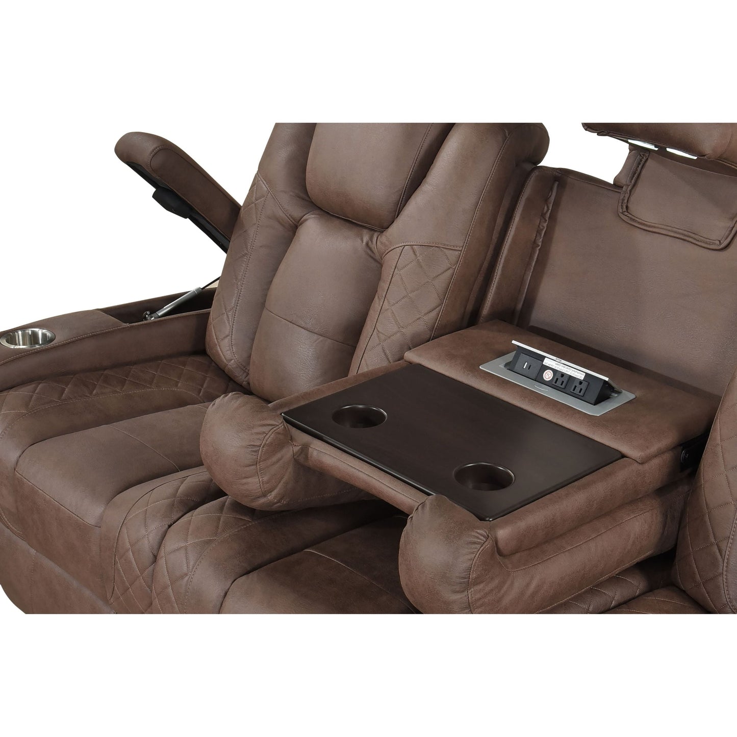 Ashley Brown POWER/LED 3pc Reclining Set S9304